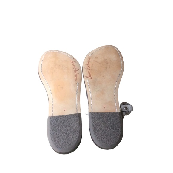 Sam Edelman Greta Gray Suede Thong Sandal Size 7 - Picture 6 of 6